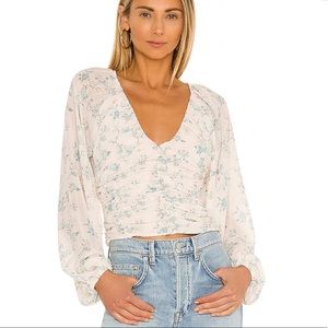 NEVER WORN free people New Final Rose Blouse